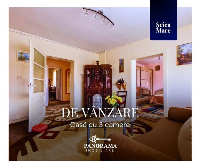 Casă de vânzare Șeica Mare. Liniște, aer curat în inima Transilvaniei