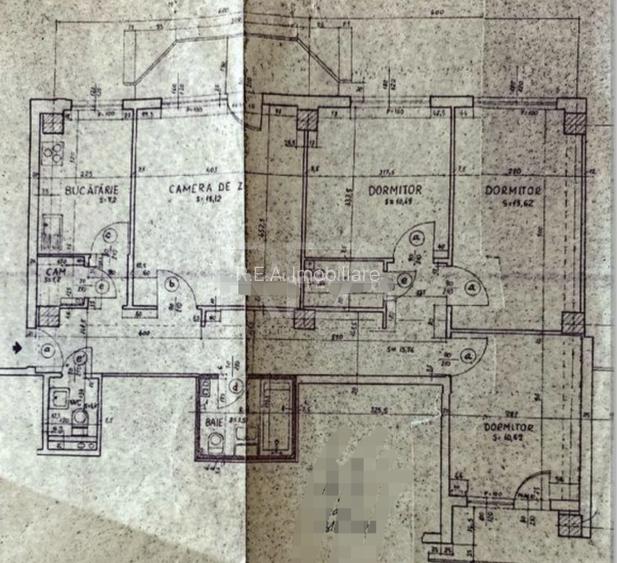 4 camere, 3/10, bloc 1979, 97 mp-Lujerului - 3