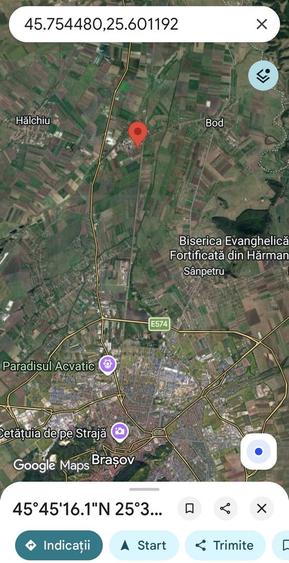 Teren intravilan, intrarea Bod dinspre Brasov, COMISION 0%