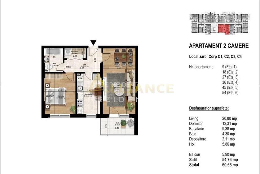 3 CAMERE - RATE DEZVOLTATOR-Splaiul Unirii - August 2026 - 6