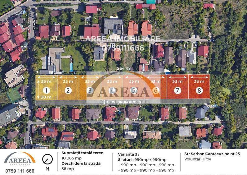 Teren 5.000 mp –propunere din 10.065 mp zona Iancu Nicolae-Jolie Ville