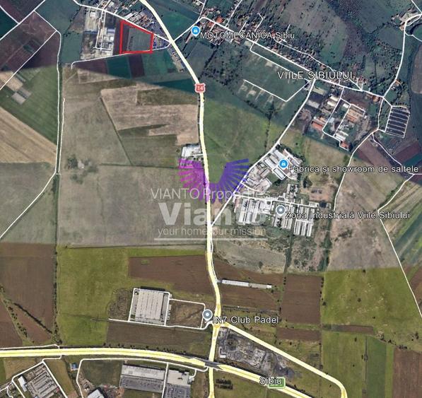 Oportunitate investitie teren intravilan activitati economice industriale 12800m - 3