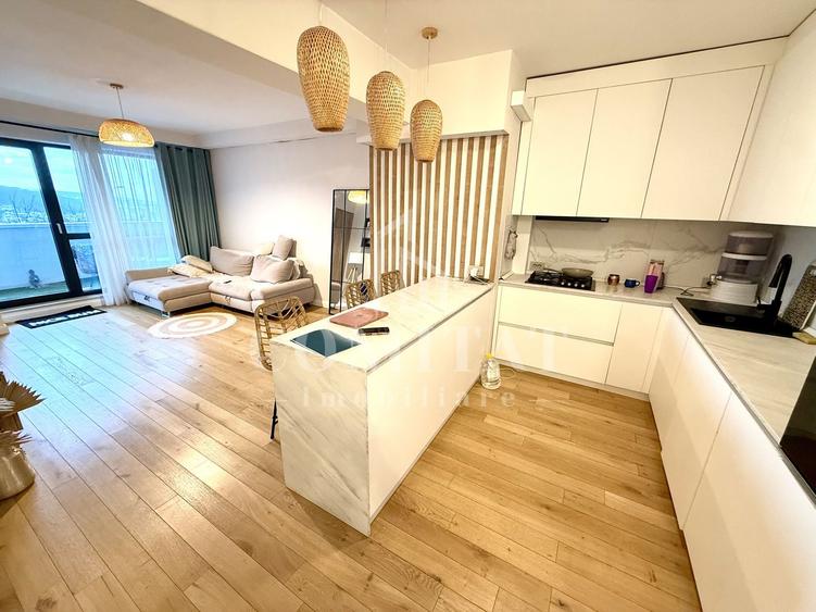 Apartament 2 camere Ultrafinisat | 58 mp + terasă | Ansamblul Wings