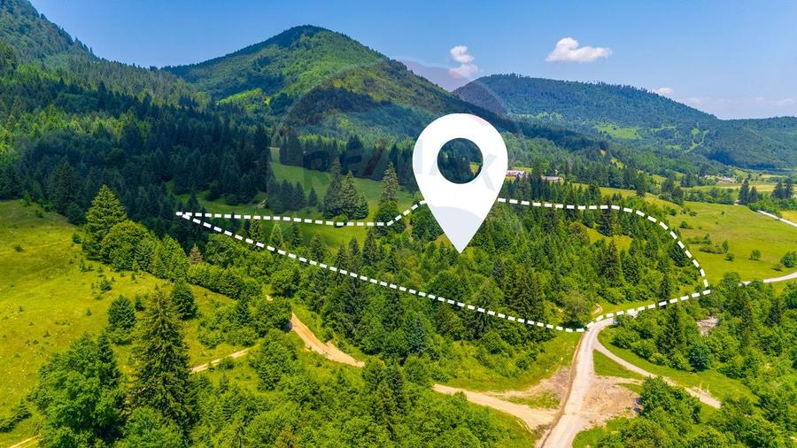 Natură— 18.900 mp în Săcele, cu râu și priveliște montană