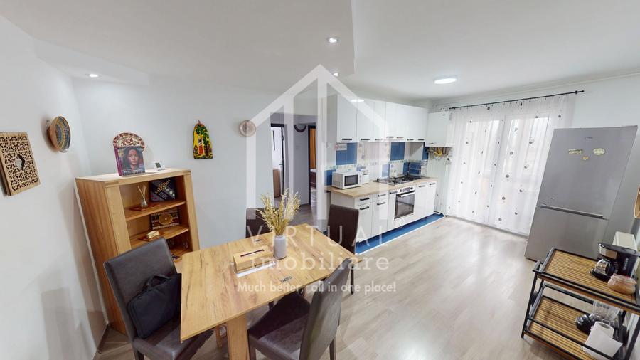 Apartament cu 3 camere, 68mp utili+balcon, etaj 5/10, bloc cu lift