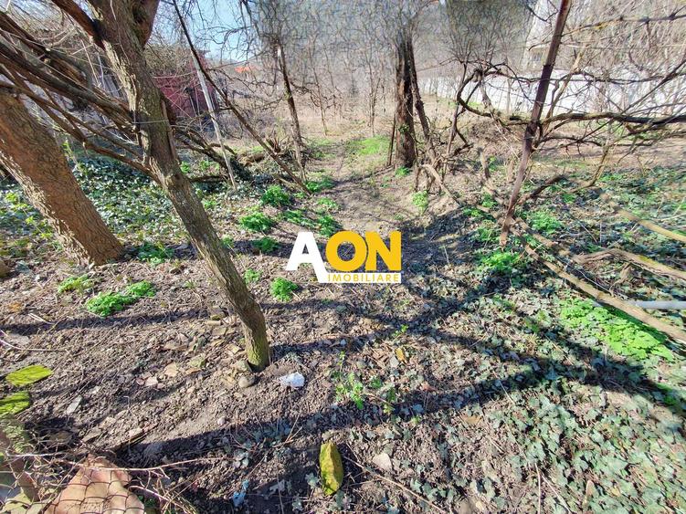 Teren 1426 mp, cu casa demolabila, la asfalt, toate utilitatile