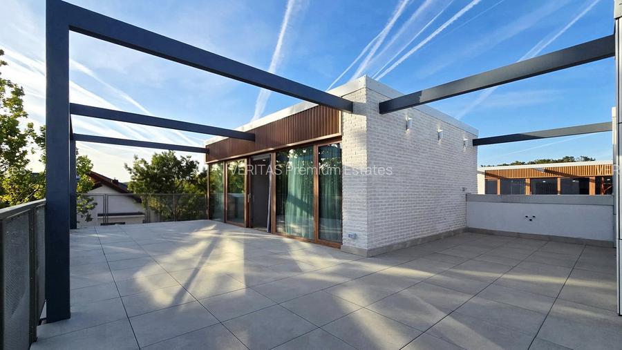 New house for rent, generous yard & terraces, unfurnished +kitchen, VAT included