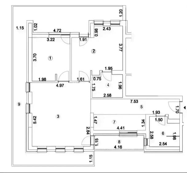 Apartament 3 camere 82 mp, terasa generoasa, balcon, bloc nou, metrou - 11