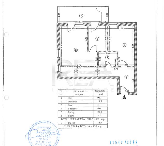 2 Camere + Birou | Quartier Azuga - 9