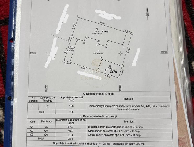 Casă pe parter cu teren 200 m.p Zona Sălaj - 15