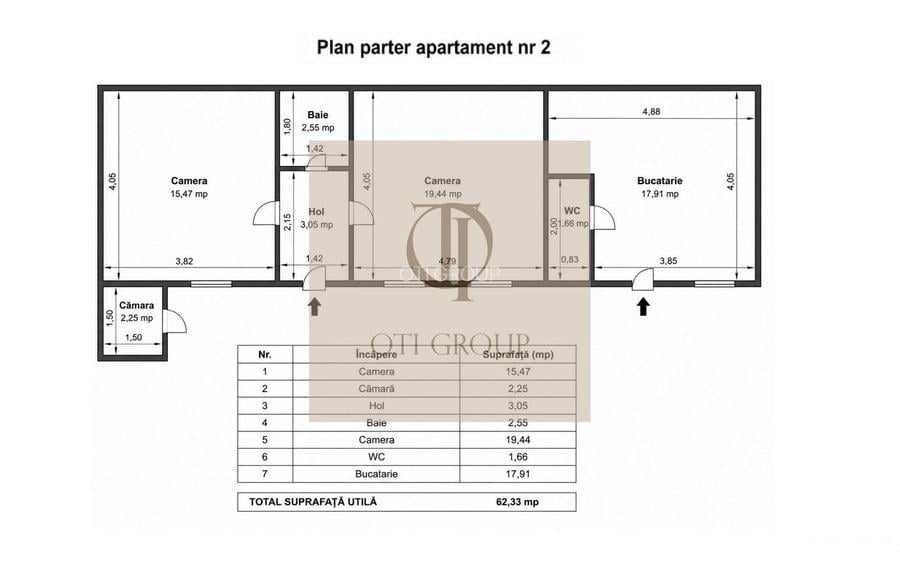 Imobil cu 2 apartamente, 215 mp utili, zonă centrală Cluj - 3