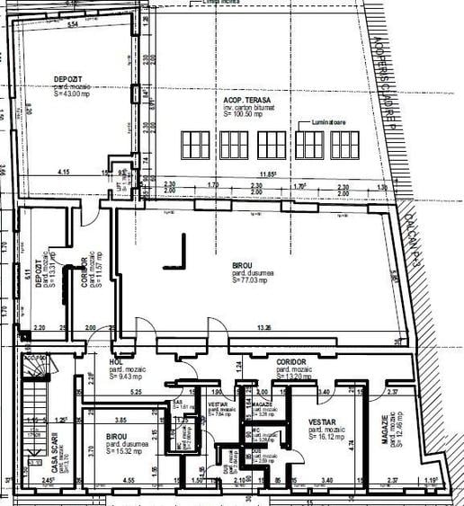 Spatiu de birouri, terasa, 332 mp, Ultracentral