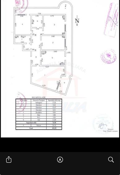 93.900 Euro, 4 camere decomandate, etaj 8 din 11, Micro 18