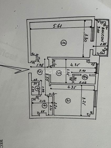 De vanzare apartament  cu 2 camere, renovat, etaj 4 , Mazepa 1, 85.000 euro - 12