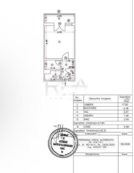 Garsoniera 32 mp, Str Lucretiu Patrascanu, Metrou Costin Georgian