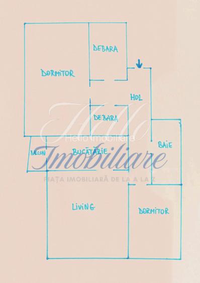 Apartament 3 camera decomandat , 65 mp | Manastur | Zona Big | - 11