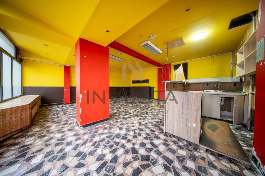 Spatiu comercial de inchiriat - compartimentat - 125 mp – Manastur