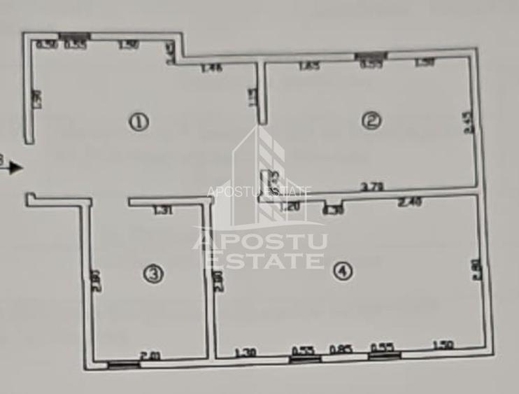 Apartament 2 camere de vanzare, centrala proprie, Freidorf, Timisoara - 8