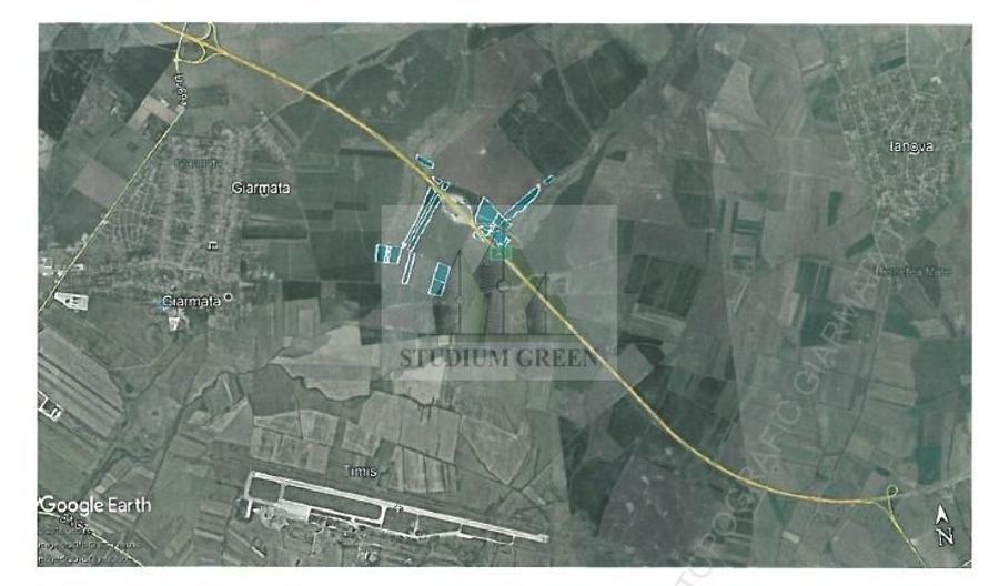 Proprietar vand teren in Giarmata- zona Petrom-350000mp parcelabil