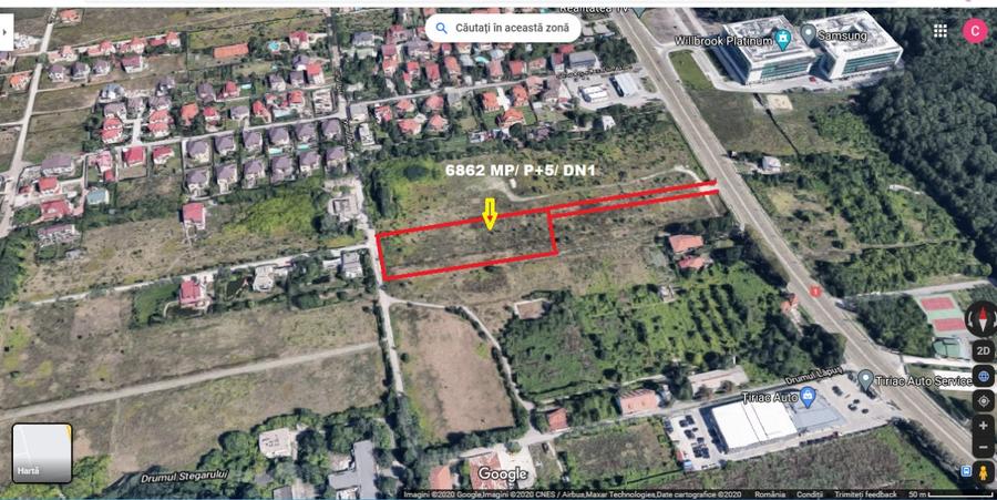 Teren DN1, Padurea Baneasa,Jandarmeriei, Odai, Metrou