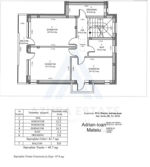 Casa individuala 4 camere 146 mp utili P+1 si teren 475 mp in Selimbar