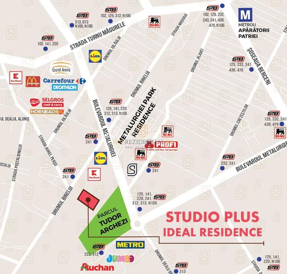 Apartament decomandat cu 2 camere, terasa 22 mp, Parc Tudor Arghezi - 46