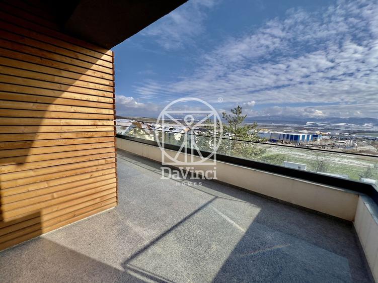Penthouse 3 camere + 2 bai, intabulat, la cheie - terasa 19 mp
