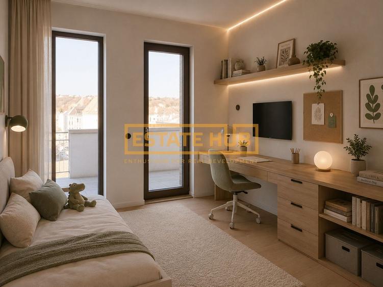 3 camere Clinicilor | terasa 30 mp| vedere spre Parcul Central | Comision 0%