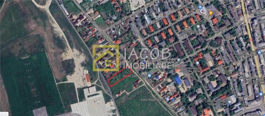 Teren Intravilan 5165 mp Str. Aeroportului Bacau
