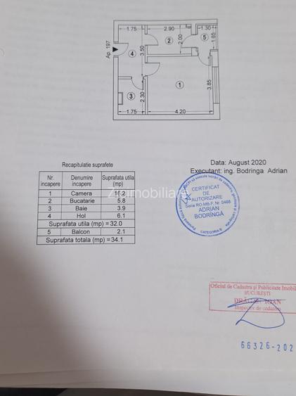 Garsonieră mobilată și utilată lângă Plaza Mall și metrou Lujerului