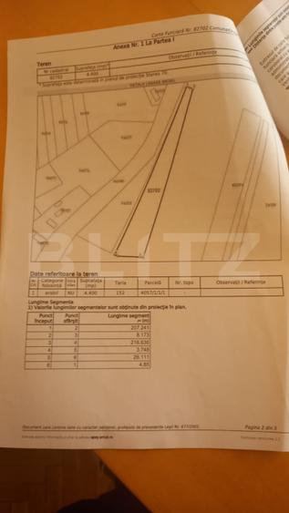 Teren Extravilan de vanzare in Garbova !!! COMISION 0% !!!