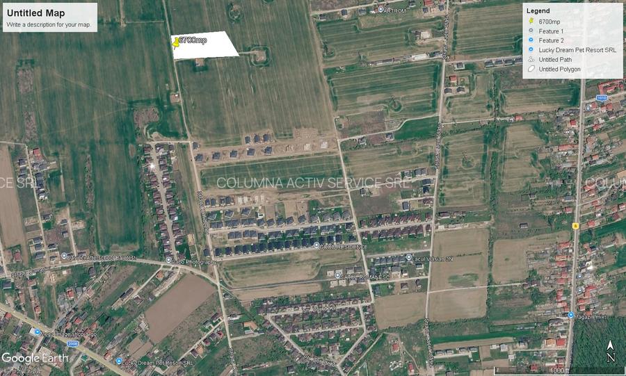 Balotesti Orhideelor Lacul Vlasia,6700mp  parcelabil  37euro/mp - 7