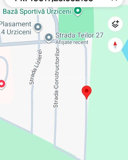 URZICENI, teren casă zonă PREMIUM. 500mp - 5