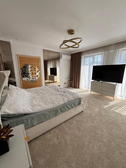 Penthouse pe doua etaje 11/12 , 4 camere, 3 bai Parc Tineretului lux si opulenta