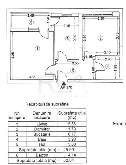Apartamnent 2 camere, Exigent Plaza