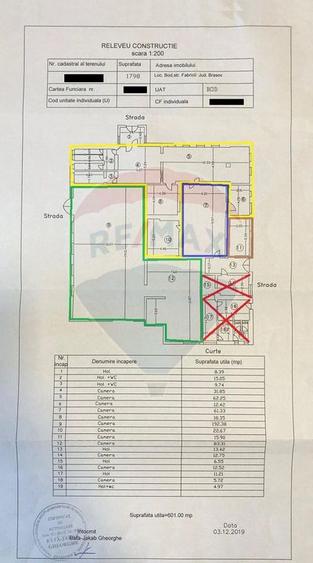 Spații comerciale de închiriat în Bod, suprafață 535 mp, 3 intrări