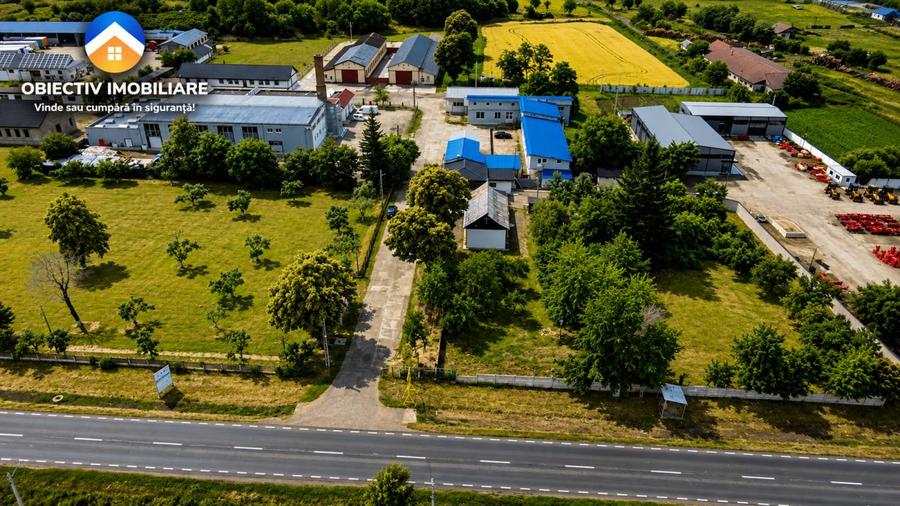 Spatiu industrial 3110 mp teren, hala productie+service auto, Targu Neamt