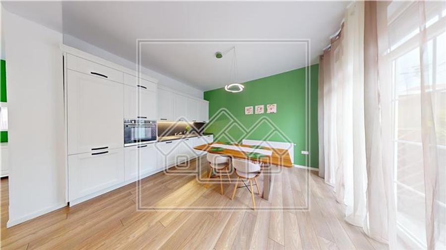 Apartament mobilat si utilat modern, cu 2 terase, zona C. Dumbravii