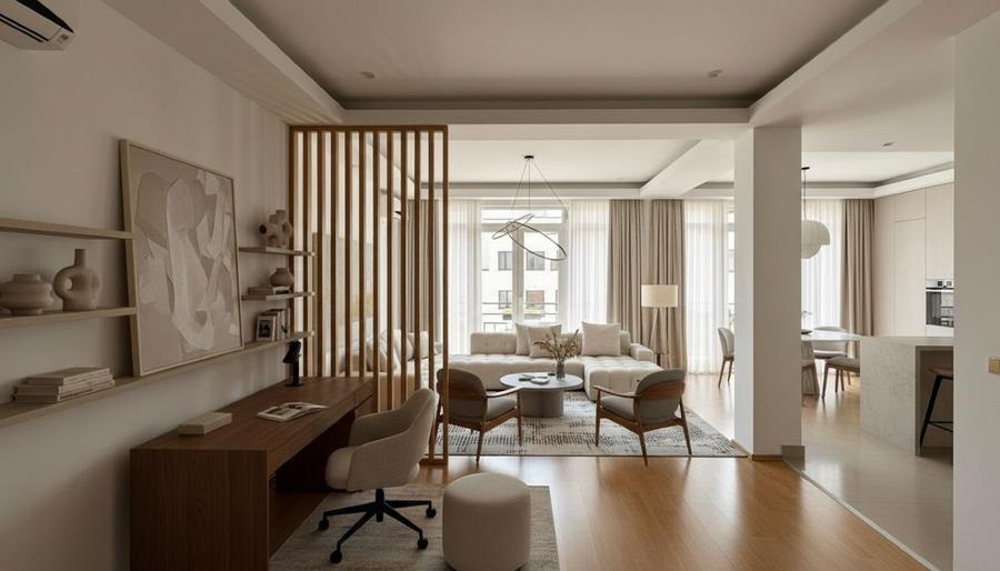 Apartament spatios 2 camere, 76 mp | Pipera • Erou Iancu Nicolae