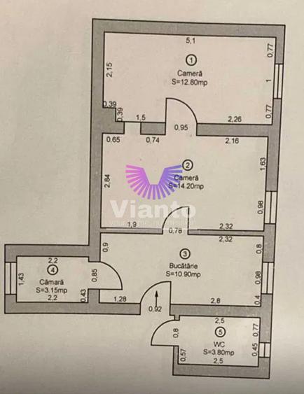 Apartament de vânzare in centrul Sibiului