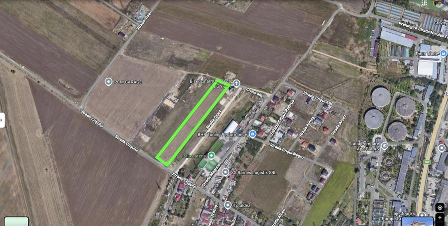 ZONA INDUSTRIALA | TEREN 9500 MP | POSIBILITATE 1.9 HA