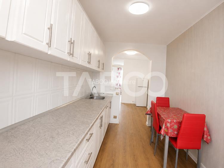 Apartament modern de inchiriat 3 camere balcon Cisnadie etajul 2 - 9