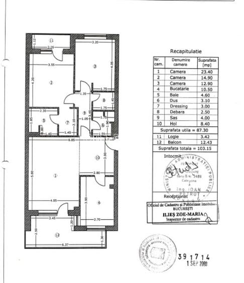Vanzari Apartamente 3 Camere Tei Barbu Vacarescu Estia Residence - 17