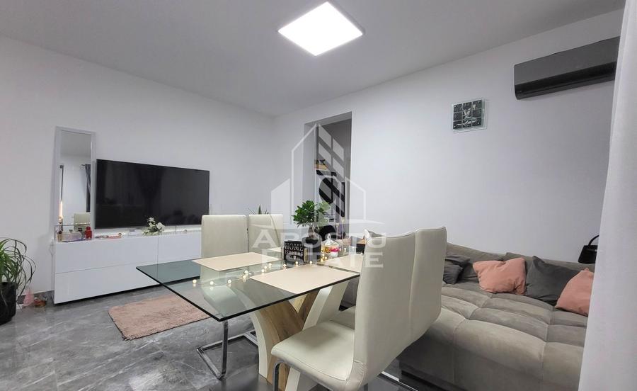 Apartament cu 3 camere,mobilat si utilat modern,Dumbravita,etaj 1