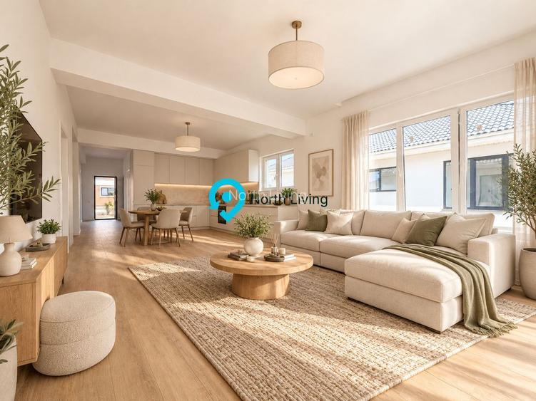 VILĂ NOUĂ ÎN TUNARI | 4 camere | Curte generoasă | Ansamblu privat