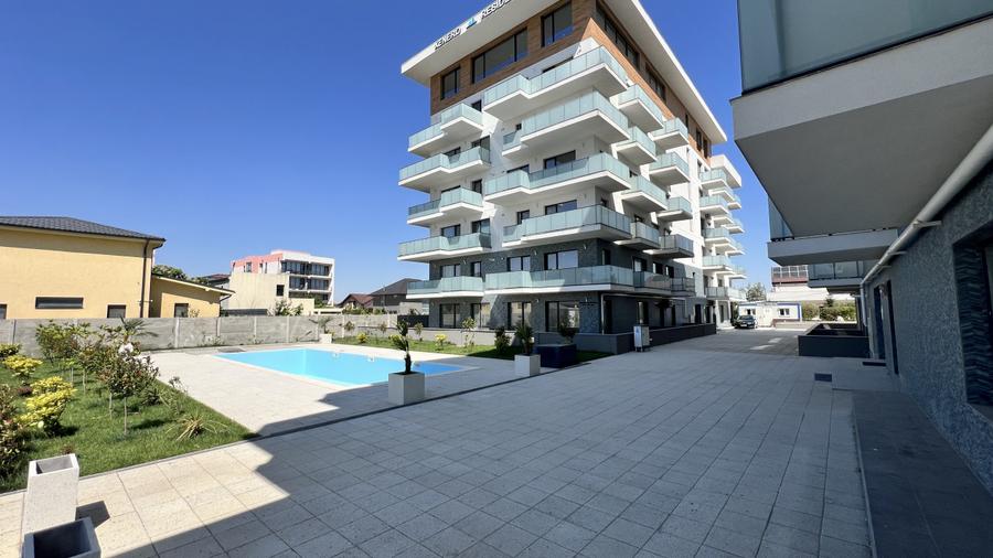 Apartament decomandat cu bucatarie inchisa, luminos, piscina Mamaia Sat
