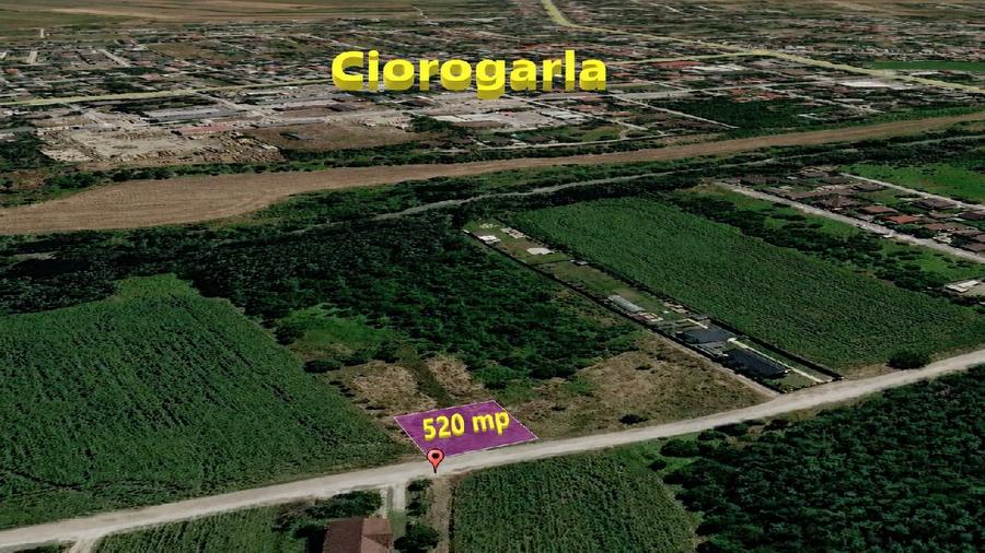 Teren intravilan Ciorogarla 520 mp