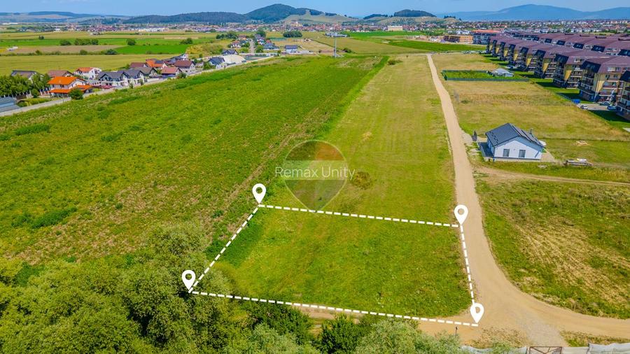 Teren de vanzare in rate la proprietar, intravilan 947 mp Sanpetru - 5