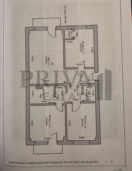 Apartament decomandat 3 camere,2 bai, 2 balcoane. Soarelui