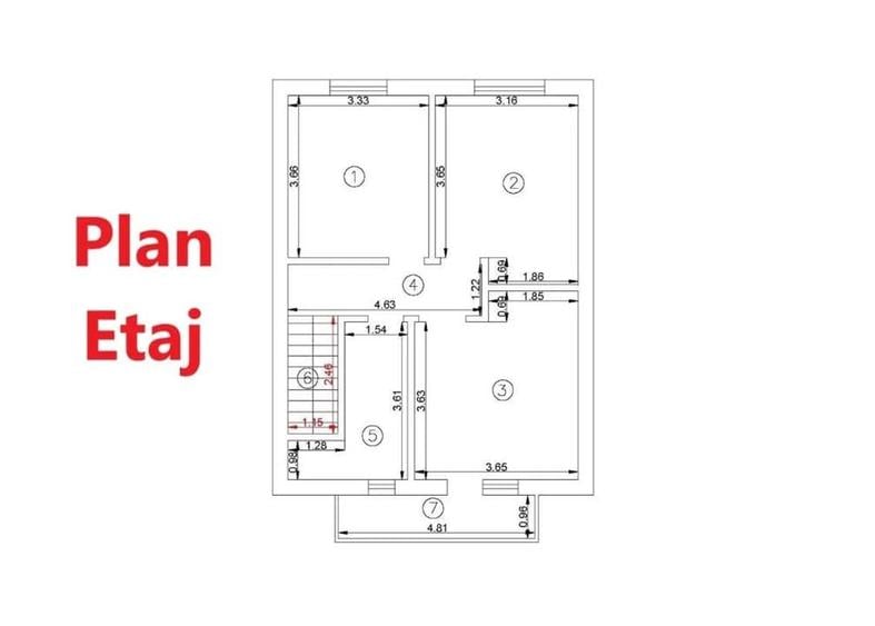 Valea Lupului Platou Beldiman casa P+E insiruita